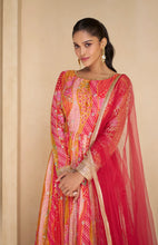 Load image into Gallery viewer, Charming Multicolor Pink Floral Embroidered Anarkali
