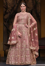 Load image into Gallery viewer, Elegant Pink Heavy Embroidered Designer Anarkali