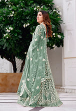 Load image into Gallery viewer, Embroidered Green Anarkali Suit