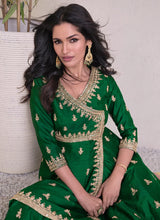 Load image into Gallery viewer, Exquisite Green Heavy Embroidered Lehenga Suit
