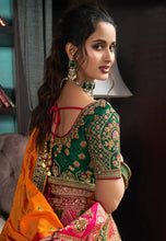 Load image into Gallery viewer, Festive Flair Multi-Hued Embroidered Lehenga Choli