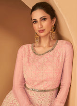 Load image into Gallery viewer, Light Pink Heavy Embroidered Anarkali Suit