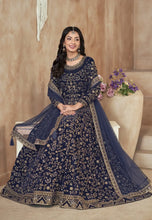 Load image into Gallery viewer, Majestic Grace Floor Length Embroidered Anarkali