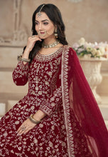 Load image into Gallery viewer, Majestic Grace Floor Length Embroidered Anarkali