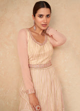 Load image into Gallery viewer, Radiant Pink Lucknowi Embroidered Anarkali Gown