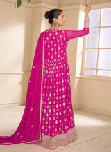 Load image into Gallery viewer, Stunning Pink Designer Anarkali Suit with Lavish Embroidery