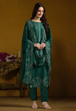 Load image into Gallery viewer, The Embellished Green Salwar Suit