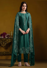 Load image into Gallery viewer, The Embellished Green Salwar Suit