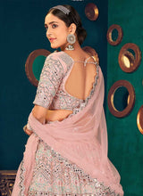 Load image into Gallery viewer, Baby Pink Heavy Embroidered Designer Lehenga Choli fashionandstylish.myshopify.com