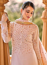Load image into Gallery viewer, Baby Pink Heavy Embroidered Straight Pant Style Suit fashionandstylish.myshopify.com
