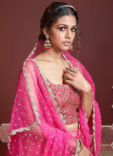 Load image into Gallery viewer, Baby Pink Tone Stylish Lehenga Choli