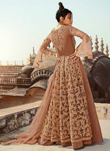 Load image into Gallery viewer, Beige Heavy Embroidered Lehenga/Pant Style Anarkali fashionandstylish.myshopify.com
