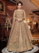 Load image into Gallery viewer, Beige and Gold Heavy Embroidered Lehenga fashionandstylish.myshopify.com