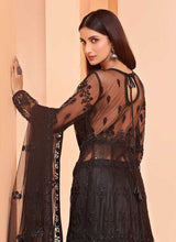 Load image into Gallery viewer, Black Heavy Designer Embroidered Lehenga/ Pant Style Anarkali fashionandstylish.myshopify.com