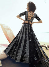 Load image into Gallery viewer, Black Sequins Embroidered Stylish Lehenga Choli fashionandstylish.myshopify.com