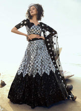Load image into Gallery viewer, Black Sequins Embroidered Stylish Lehenga Choli fashionandstylish.myshopify.com