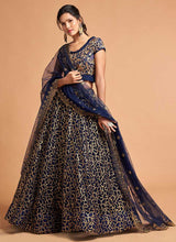 Load image into Gallery viewer, Blue Sequin Heavy Embroidered Designer Lehenga Choli fashionandstylish.myshopify.com