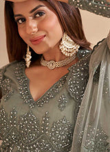 Load image into Gallery viewer, Green Floral Embroidered Stylish Lehenga Choli fashionandstylish.myshopify.com