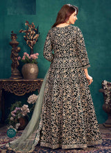 Load image into Gallery viewer, Green Heavy Embroidered Stylish Velvet Anarkali Suit fashionandstylish.myshopify.com