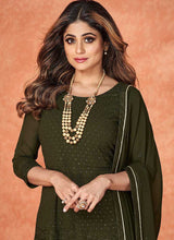 Load image into Gallery viewer, Green Stylish Embroidered Gharara Suit fashionandstylish.myshopify.com