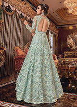 Load image into Gallery viewer, Light Blue Embroidered Plazzo Style Suit fashionandstylish.myshopify.com