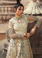 Load image into Gallery viewer, Light Grey Heavy Embroidered Lehenga Style Anarkali fashionandstylish.myshopify.com