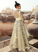 Load image into Gallery viewer, Light Grey Heavy Embroidered Lehenga Style Anarkali fashionandstylish.myshopify.com