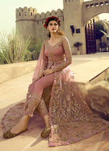 Load image into Gallery viewer, Light Pink Heavy Embroidered Lehenga/Pant Style Anarkali fashionandstylish.myshopify.com