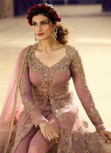 Load image into Gallery viewer, Light Pink Heavy Embroidered Lehenga/Pant Style Anarkali fashionandstylish.myshopify.com