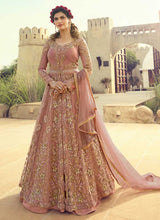 Load image into Gallery viewer, Light Pink Heavy Embroidered Lehenga/Pant Style Anarkali fashionandstylish.myshopify.com