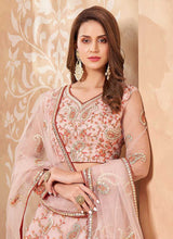 Load image into Gallery viewer, Light Pink Heavy Floral Embroidered Stylish Lehenga Choli fashionandstylish.myshopify.com