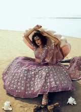 Load image into Gallery viewer, Lilac Purple Sequins Embroidered Stylish Lehenga Choli fashionandstylish.myshopify.com