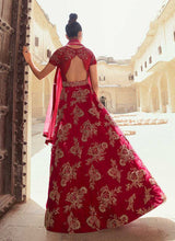 Load image into Gallery viewer, Maroon Heavy Embroidered Gown Style Anarkali fashionandstylish.myshopify.com
