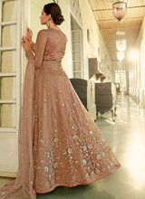 Load image into Gallery viewer, Mauve Heavy Embroidered Kalidar Anarkali Suit