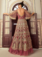 Load image into Gallery viewer, Onion Pink Heavy Embroidered Lehenga/Pant Style Anarkali fashionandstylish.myshopify.com