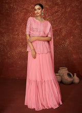 Load image into Gallery viewer, Pink Color Embroidered Stylish Lehenga fashionandstylish.myshopify.com