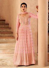 Load image into Gallery viewer, Pink Color Heavy Embroidered Anarkali Suit