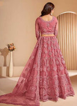 Load image into Gallery viewer, Pink Floral Embroidered Stylish Lehenga Choli fashionandstylish.myshopify.com