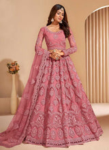 Load image into Gallery viewer, Pink Floral Embroidered Stylish Lehenga Choli fashionandstylish.myshopify.com