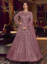 Load image into Gallery viewer, Pink Heavy Embroidered Gown Style Anarkali Suit fashionandstylish.myshopify.com