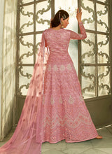 Load image into Gallery viewer, Pink Heavy Embroidered Kalidar Anarkali Style