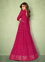 Load image into Gallery viewer, Pink Sequins Embroidered Jacket Style Anarkali Suit fashionandstylish.myshopify.com