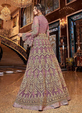 Load image into Gallery viewer, Pink and Gold Heavy Embroidered Lehenga fashionandstylish.myshopify.com