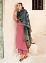 Load image into Gallery viewer, Pink and Grey Splendid Embroidered Pant Style Suit fashionandstylish.myshopify.com