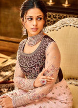 Load image into Gallery viewer, Pink and Maroon Heavy Embroidered Anarkali Suit