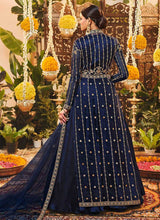 Load image into Gallery viewer, Royal Blue Heavy Embroidered Jacket Style Suit fashionandstylish.myshopify.com