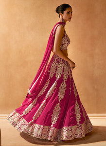 Affordable Pink Embroidered Lehenga