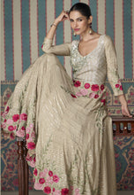 Load image into Gallery viewer, Exquisite Embroidered Beige Gown Timeless Elegance
