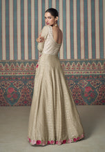 Load image into Gallery viewer, Exquisite Embroidered Beige Gown Timeless Elegance
