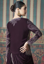 Load image into Gallery viewer, Exquisite Embroidered Wine Gown Timeless Elegance
